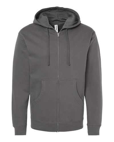 Custom INDEPENDENT TRADING CO ADULT MIDWEIGHT ZIP HOODED