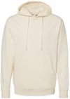 Am image of a Custom INDEPENDENT ADULT MIDWEIGHT HOODED SWEATSHIRT in Bone!