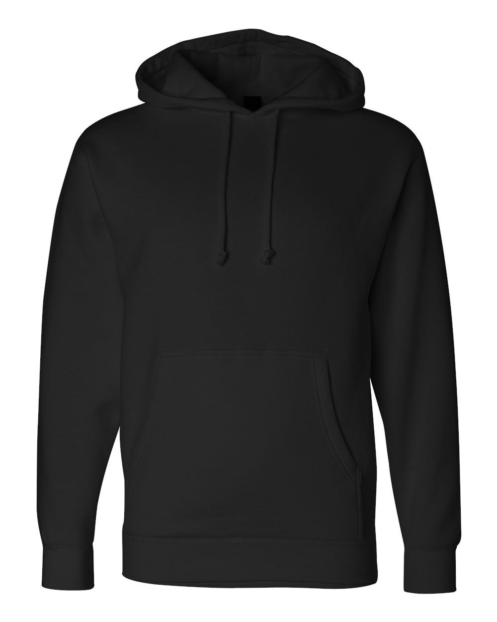 Independent Trading Co. Heavyweight Hooded Sweatshirt in Black