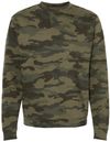 Am image of a Custom INDEPENDENT ADULT MIDWEIGHT CREWNECK SWEATSHIRT in Forest Camo!