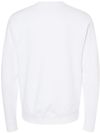 Am image of a Custom INDEPENDENT ADULT MIDWEIGHT CREWNECK SWEATSHIRT in White!