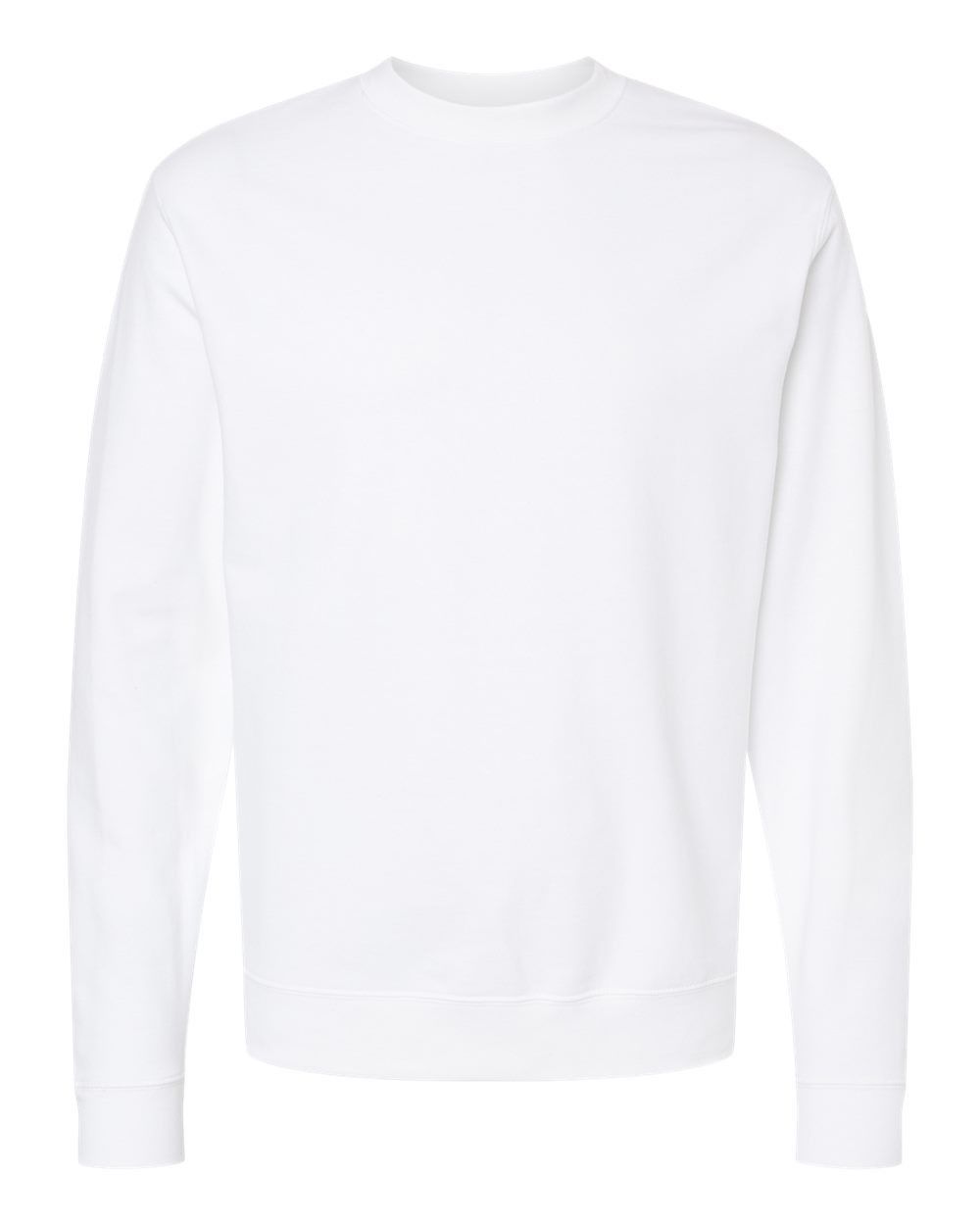 INDEPENDENT ADULT MIDWEIGHT CREWNECK SWEATSHIRT in White