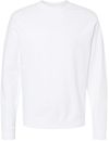Am image of a Custom INDEPENDENT ADULT MIDWEIGHT CREWNECK SWEATSHIRT in White!