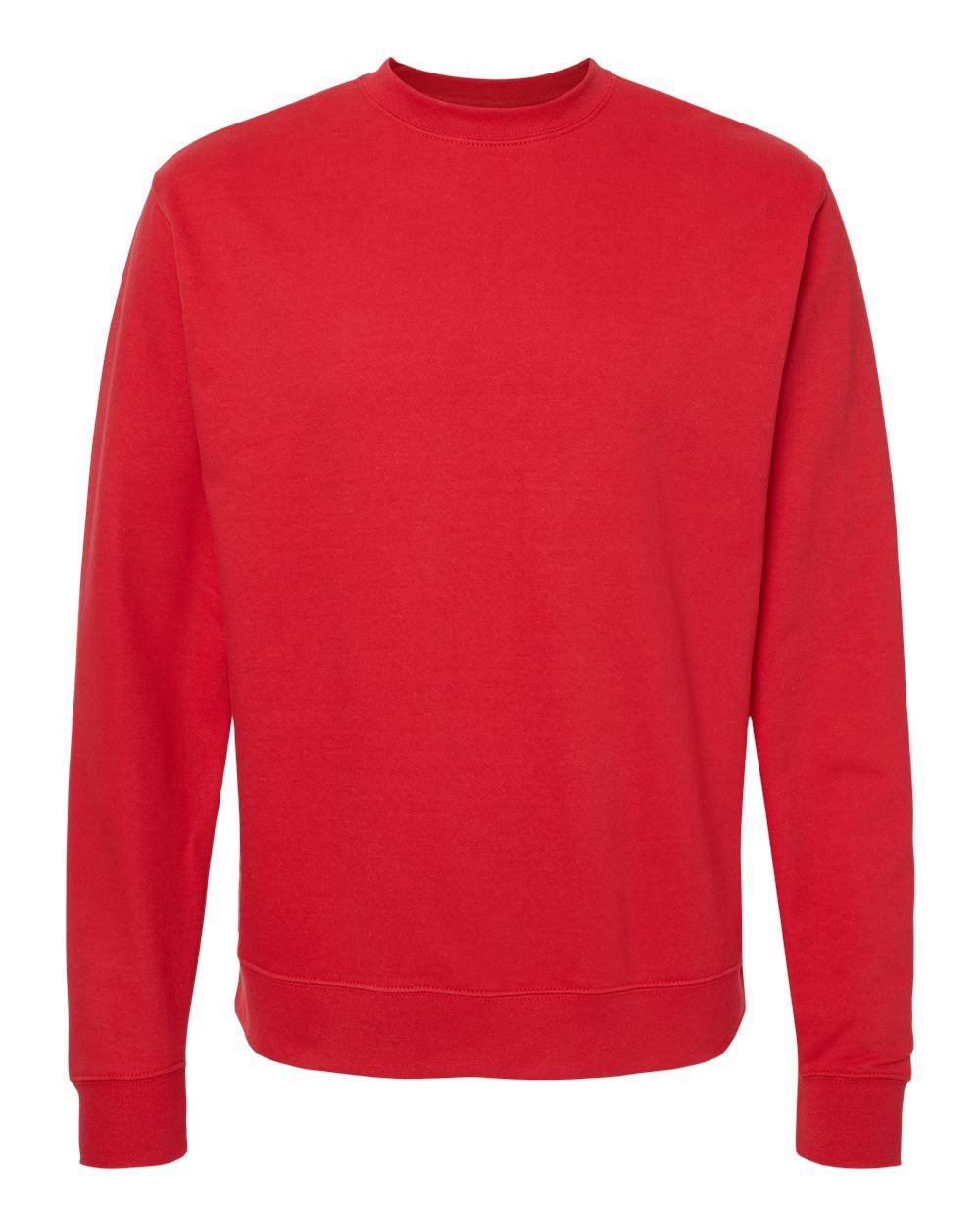 INDEPENDENT ADULT MIDWEIGHT CREWNECK SWEATSHIRT in Red
