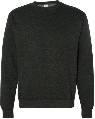 Am image of a Custom INDEPENDENT ADULT MIDWEIGHT CREWNECK SWEATSHIRT in Charcoal Heather!