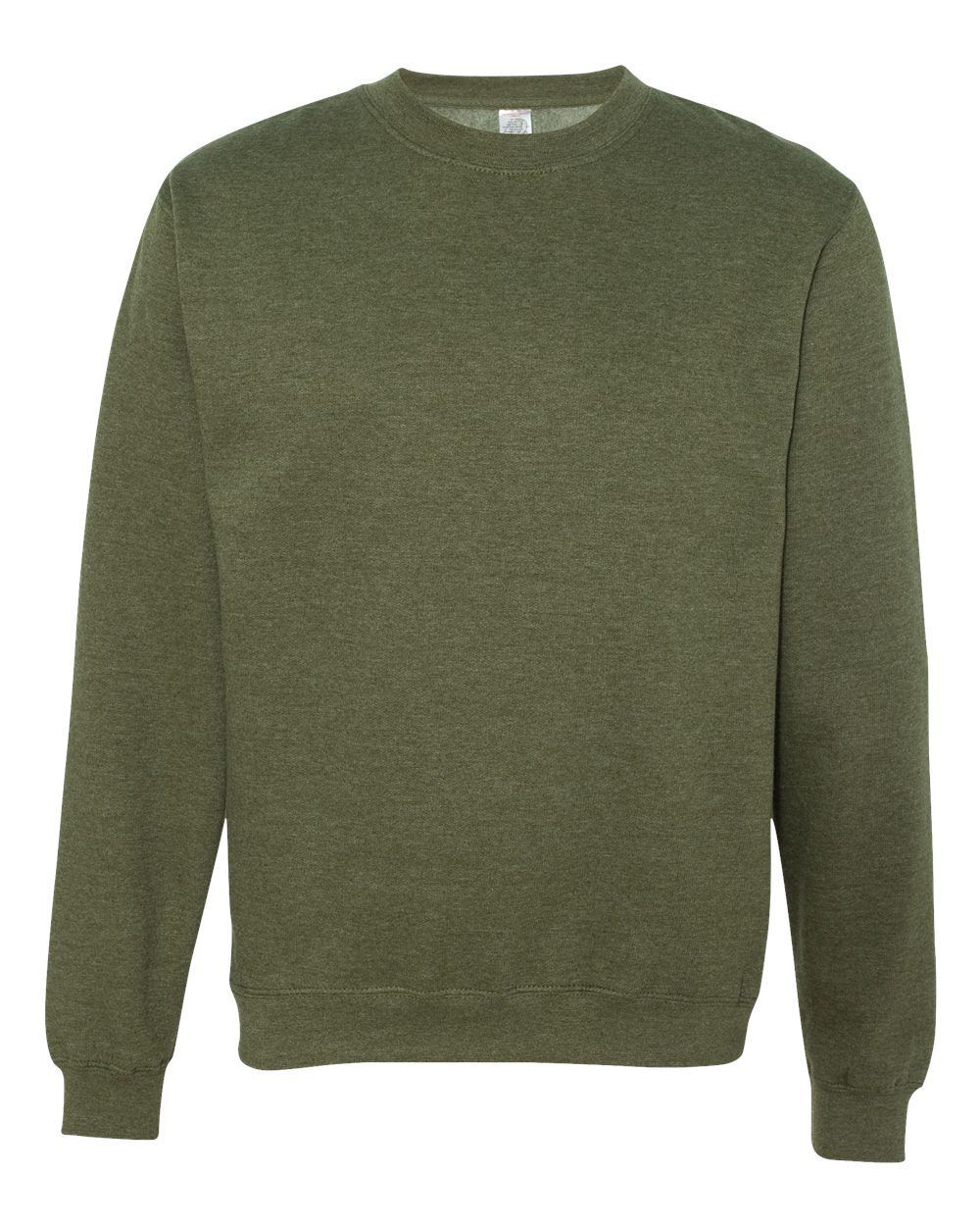 INDEPENDENT ADULT MIDWEIGHT CREWNECK SWEATSHIRT in Army Heather