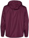 An image of a Custom Independent Trading Co Lightweight Windbreaker Full Zip Jacket in Maroon!
