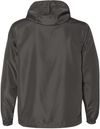Am image of a Custom Independent Trading Co Lightweight Windbreaker Full Zip Jacket in Graphite!