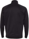 Am image of a Custom Unisex Poly Tech Full Zip Track Jacket in Black!