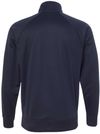 Am image of a Custom Unisex Poly Tech Full Zip Track Jacket in Classic Navy!