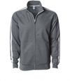 An image of a Custom Unisex Poly Tech Full Zip Track Jacket in Gunmetal Heather!