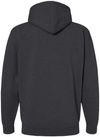 Am image of a Custom Independent Trading Co Heavyweight Full Zip Hooded Sweatshirt in Charcoal Heather!