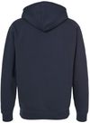 Am image of a Custom Independent Trading Co Heavyweight Full Zip Hooded Sweatshirt in Navy!
