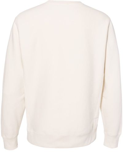 Am image of a Custom Independent Trading Co Premium Heavyweight Cross Grain Sweatshirt in Bone!