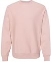Am image of a Custom Independent Trading Co Premium Heavyweight Cross Grain Sweatshirt in Dusty Pink!