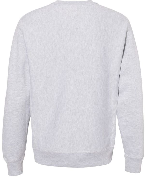 Am image of a Custom Independent Trading Co Premium Heavyweight Cross Grain Sweatshirt in Grey Heather!