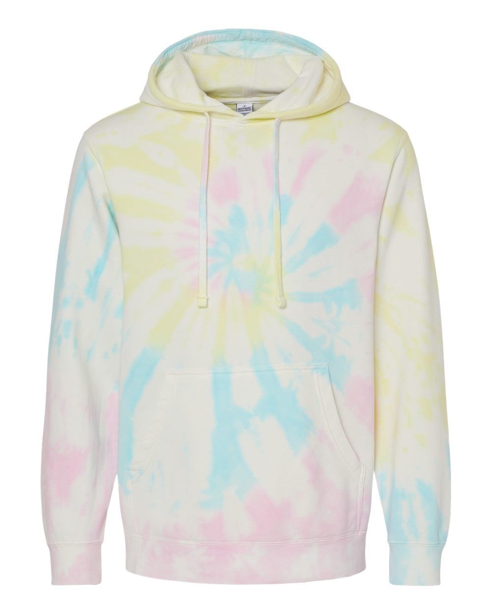 Midweight Tie Dyed Hooded Sweatshirt in Tie Dye Sunset Swirl