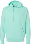 Am image of a Custom INDEPENDENT ADULT MIDWEIGHT HOODED SWEATSHIRT in Mint!