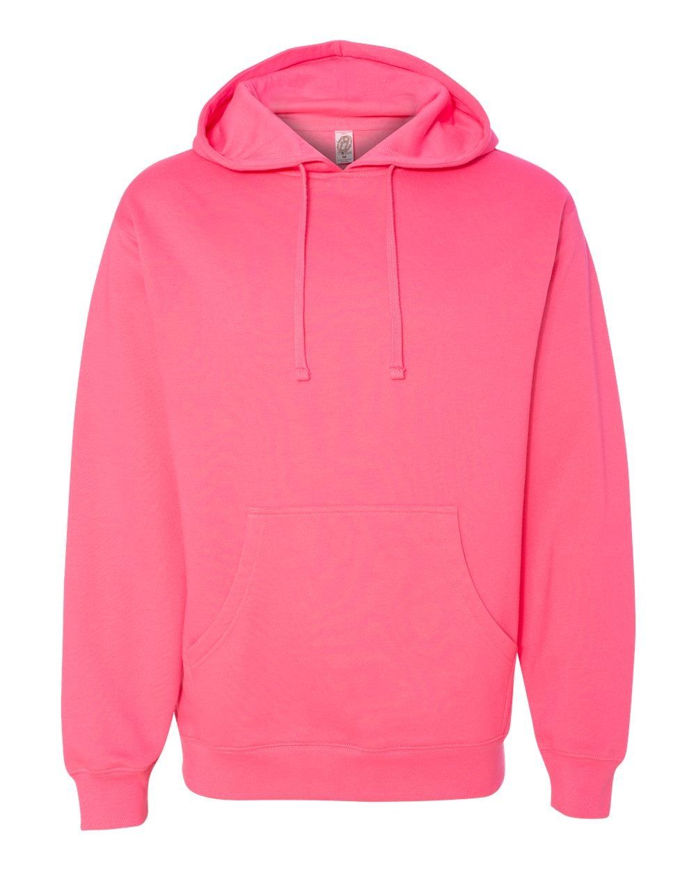 INDEPENDENT ADULT MIDWEIGHT HOODED SWEATSHIRT in Neon Pink