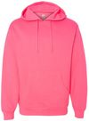 Am image of a Custom INDEPENDENT ADULT MIDWEIGHT HOODED SWEATSHIRT in Neon Pink!
