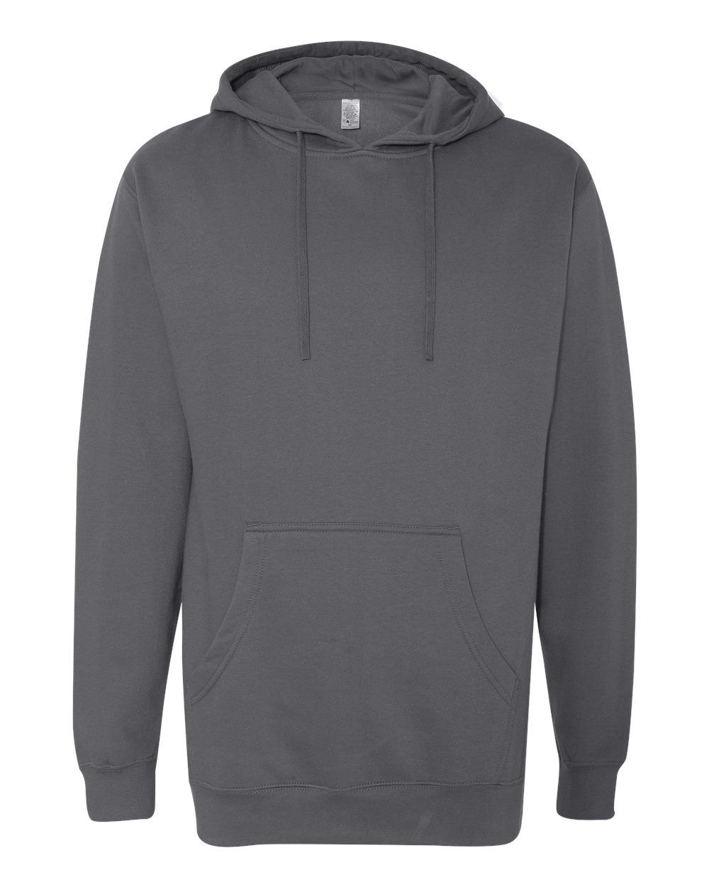 INDEPENDENT ADULT MIDWEIGHT HOODED SWEATSHIRT in Charcoal