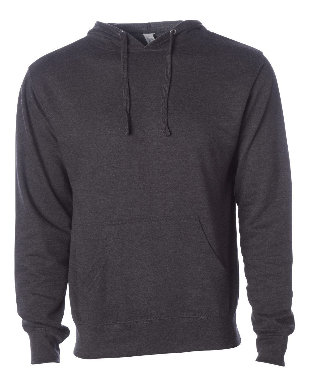 INDEPENDENT ADULT MIDWEIGHT HOODED SWEATSHIRT in Charcoal Heather