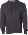 Am image of a Custom INDEPENDENT ADULT MIDWEIGHT HOODED SWEATSHIRT in Charcoal Heather!