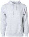 Am image of a Custom INDEPENDENT ADULT MIDWEIGHT HOODED SWEATSHIRT in Grey Heather!