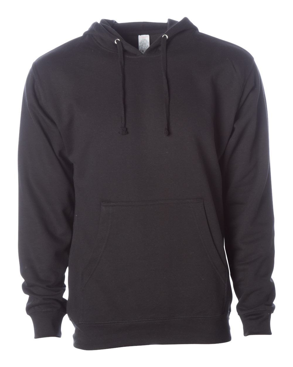INDEPENDENT ADULT MIDWEIGHT HOODED SWEATSHIRT in Black