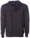 Am image of a Custom INDEPENDENT ADULT MIDWEIGHT HOODED SWEATSHIRT in Black!