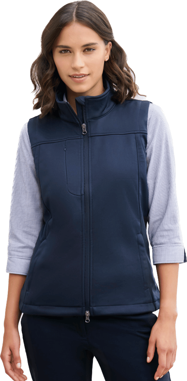 An image of a Custom Biz Collection Ladies Soft Shell Vest!