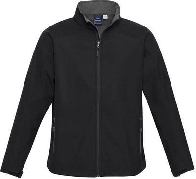 Am image of a Custom Biz Collection Kids Geneva Jacket in Black/Graphite!