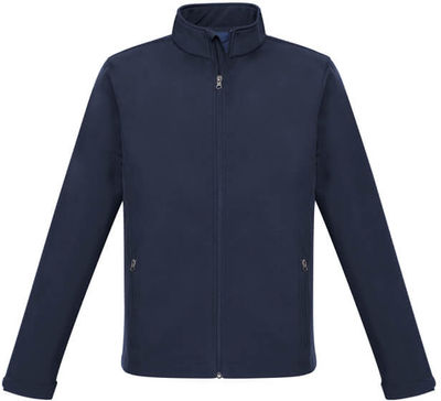 Am image of a Custom Biz Collection Kids Apex Jacket in Navy!