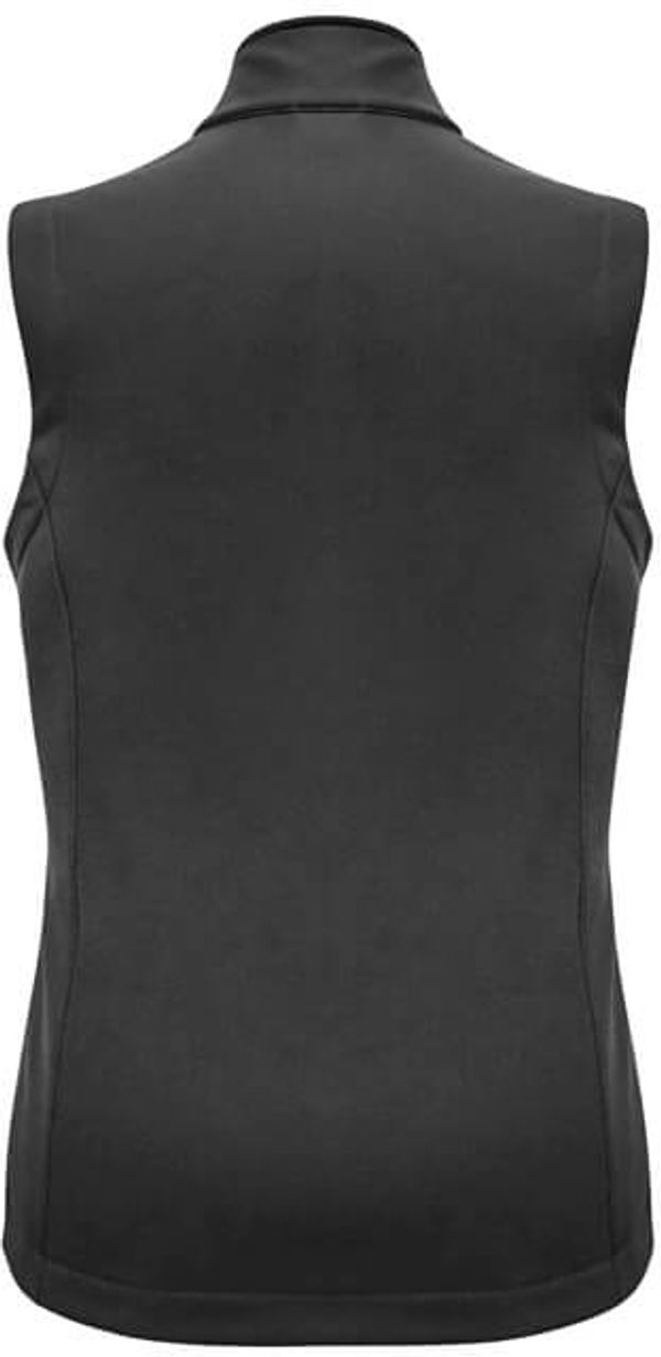 Am image of a Custom Biz Collection Ladies Apex Vest in Grey!