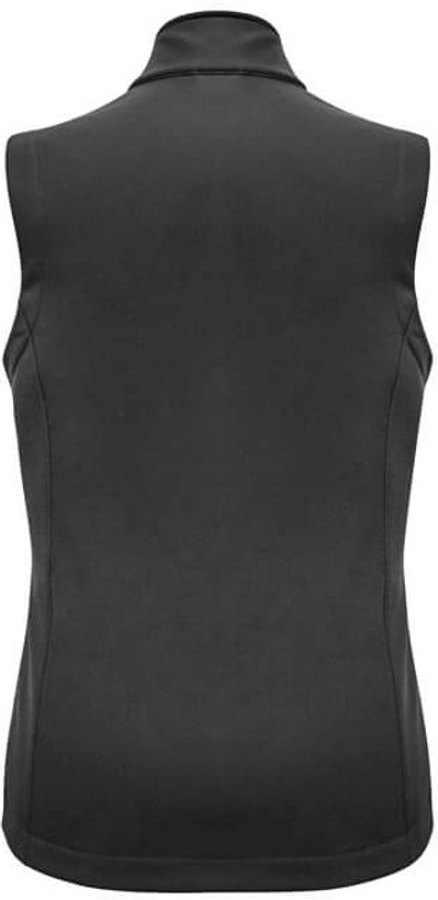 Am image of a Custom Biz Collection Ladies Apex Vest in Grey!