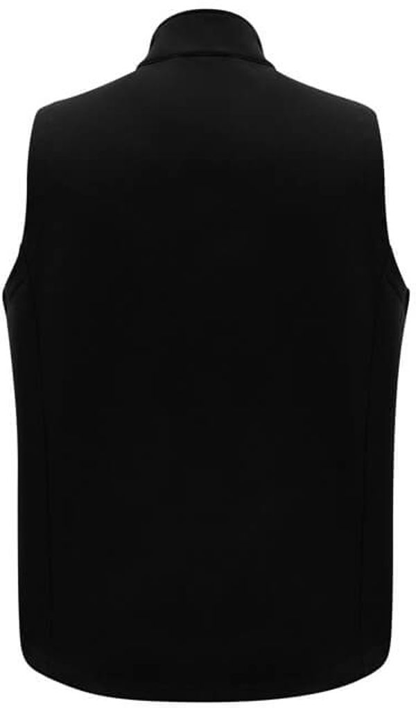 Am image of a Custom Biz Collection Mens Apex Vest in Black!