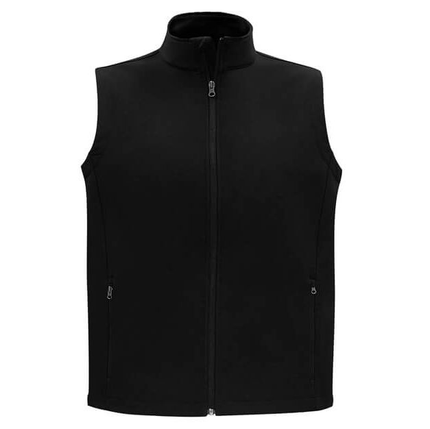 Biz Collection Mens Apex Vest in Black