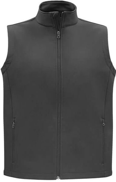 Am image of a Custom Biz Collection Mens Apex Vest in Grey!