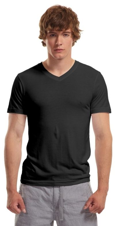 An image of a Custom Jerico Bamboo Slim Fit V Neck T Shirt!