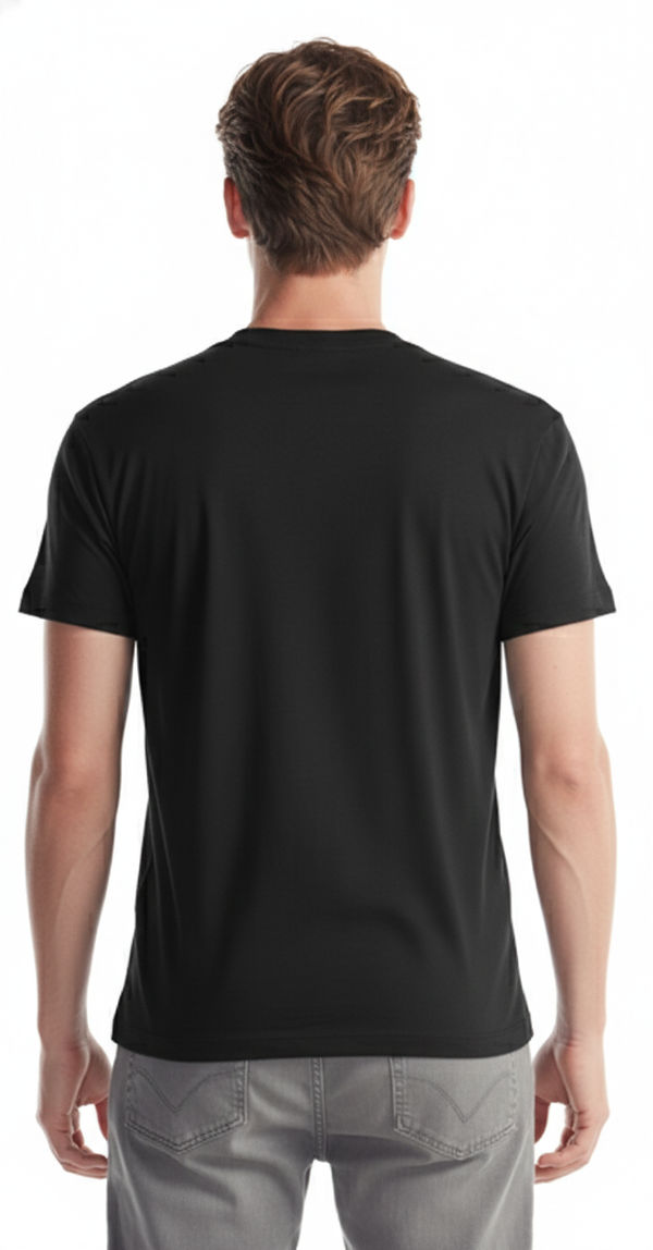 An image of a Custom Jerico Bamboo T Shirt in Black!
