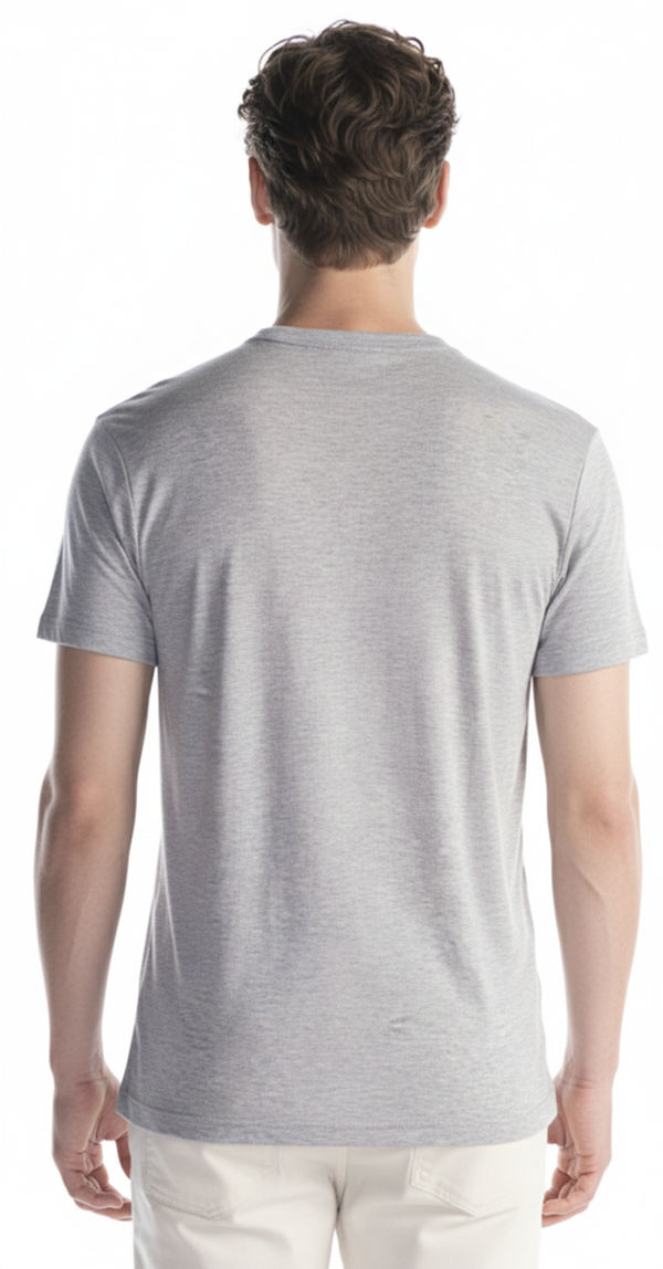 An image of a Custom Jerico Bamboo T Shirt in Heather Grey!