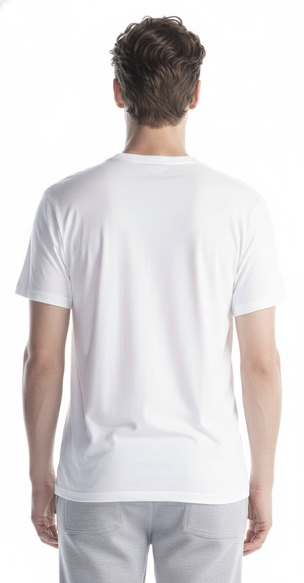 An image of a Custom Jerico Bamboo T Shirt in White!