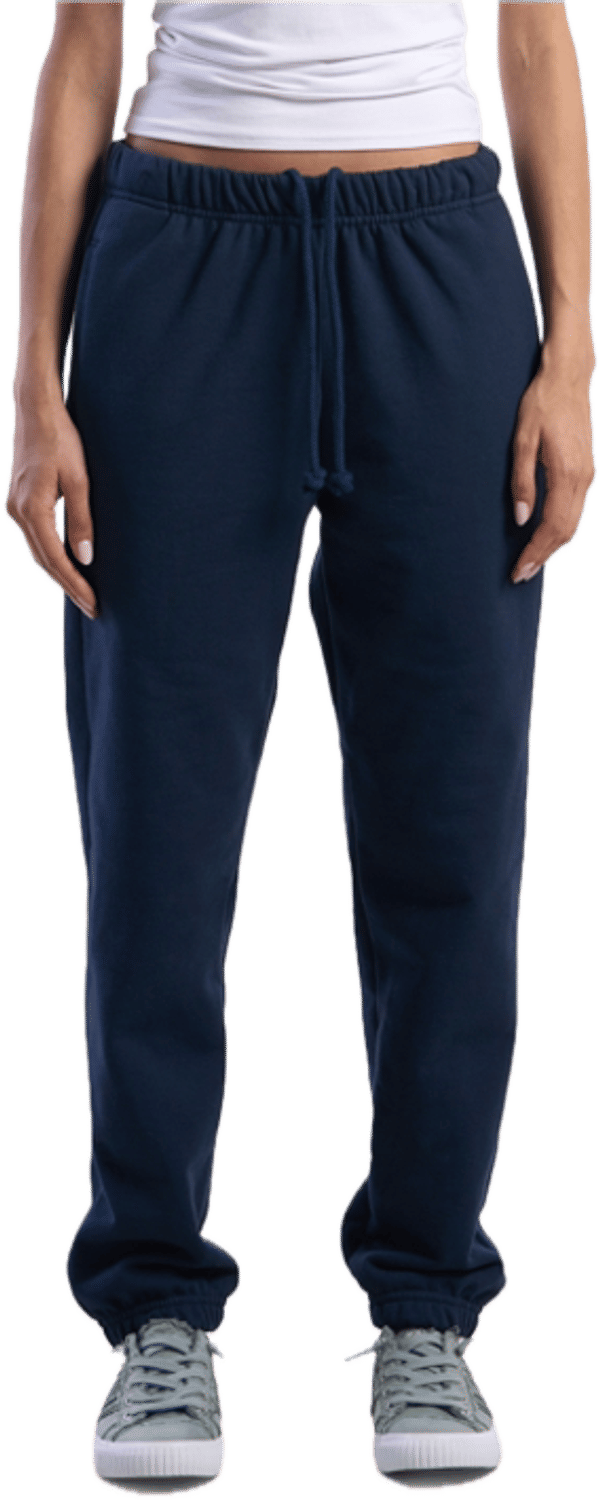 Am image of a Custom Jerico Everyday Sweatpants in Navy!
