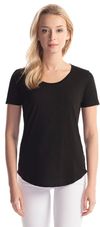 An image of a Custom Jerico Ladies Bamboo Relaxed Fit Scoop Bottom T Shirt!
