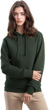 Am image of a Custom Jerico Organic Cotton Hooded Sweatshirt in Forest!
