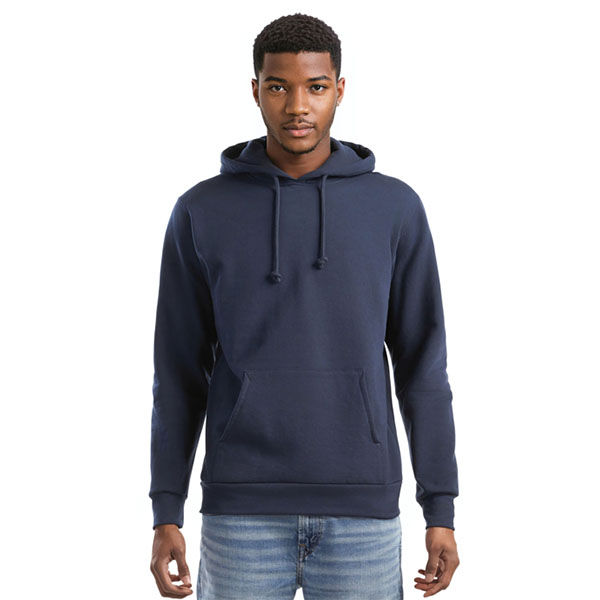 Jerico Organic Cotton Hooded Sweatshirt in Navy