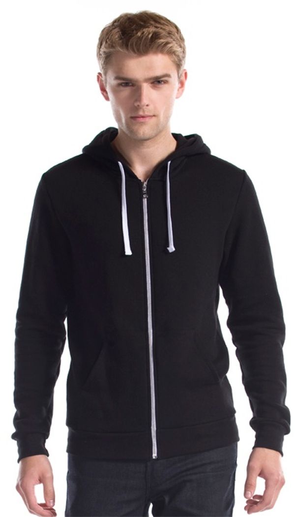An image of a Custom Jerico Three End Bamboo Full Zip Hooded Sweatshirt!