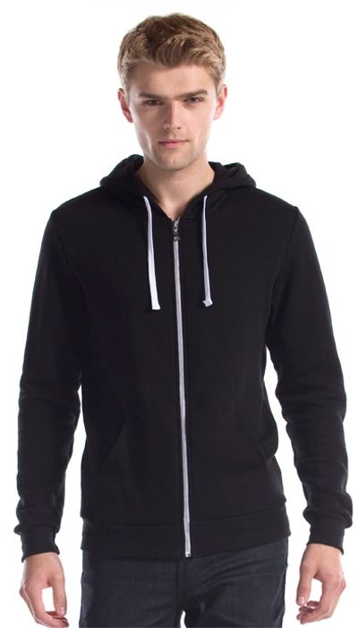 An image of a Custom Jerico Three End Bamboo Full Zip Hooded Sweatshirt!