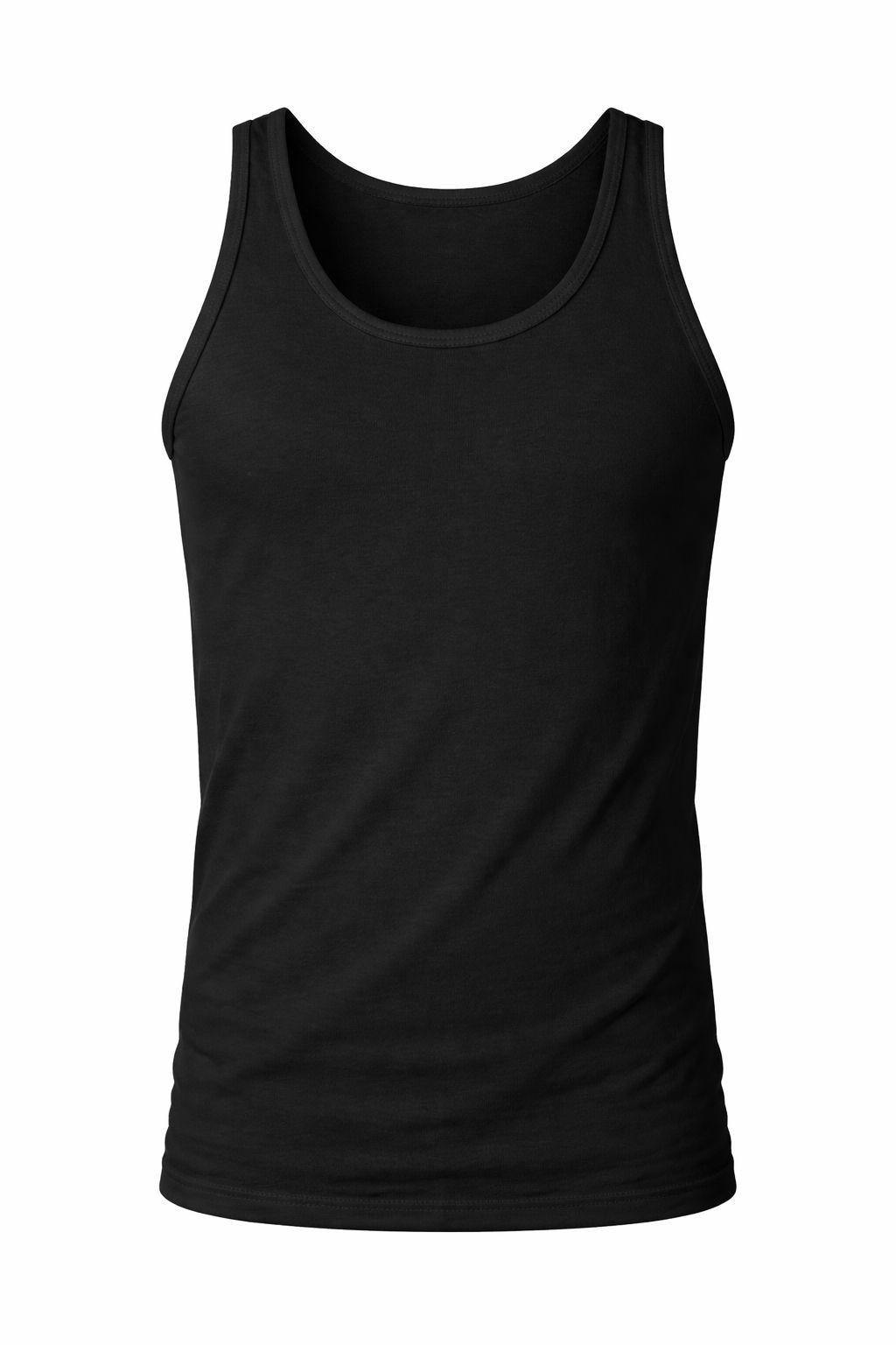 Jerico Unisex Bamboo Tank Top in Black