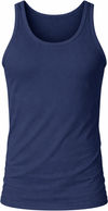 An image of a Custom Jerico Unisex Bamboo Tank Top in Midnight Blue!